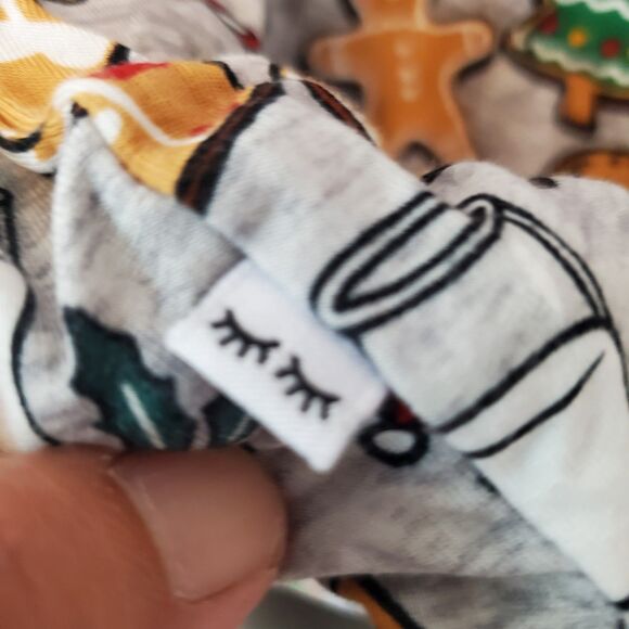 Little Sleepies Lounge Pajama‎ Set Christmas Gingerbread Long Sleeve Women's XL - Picture 14 of 16